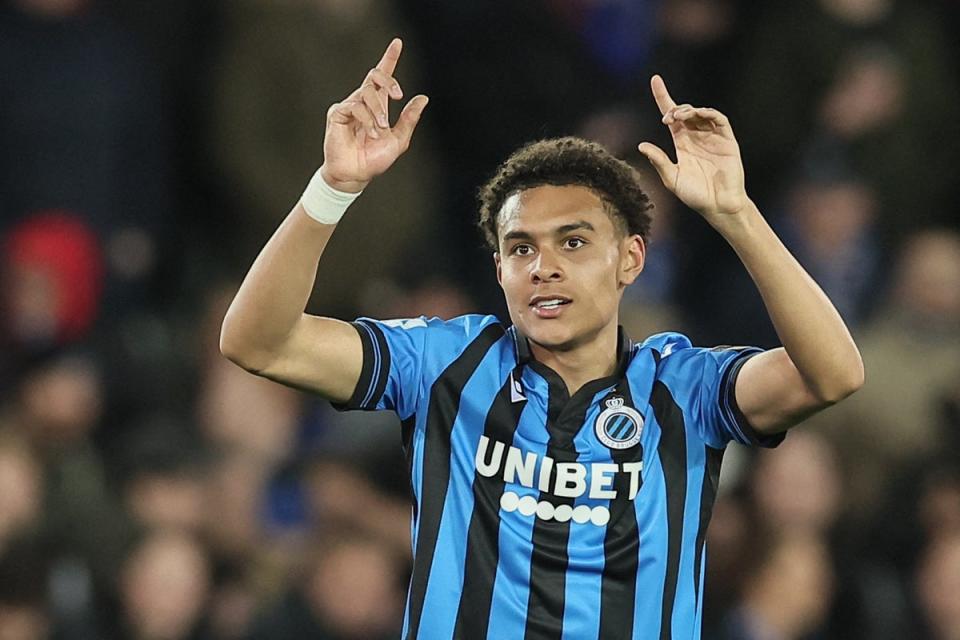 Buzzing Bees: Antonio Nusa is set to join Brentford from Club Brugge (BELGA/AFP via Getty Images)