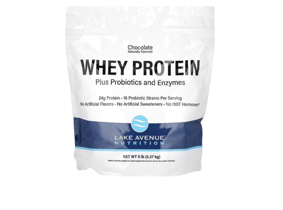 Lake Avenue Nutrition, Whey Protein + Probiotics. (PHOTO: iHerb)