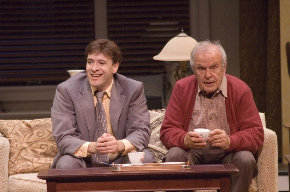 Kraig Swartz, left, starred with David S. Howard in three productions of "Visiting Mr. Green," starting at Asolo Repertory Theatre.