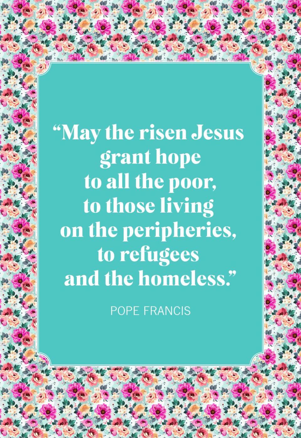 pope francis easter quotes