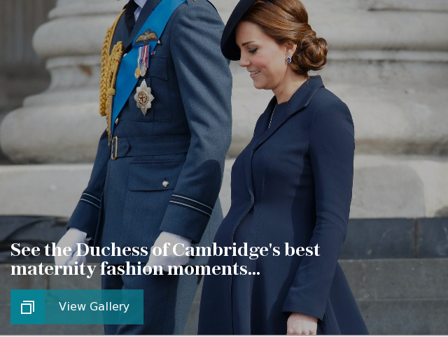 The Duchess of Cambridge's best maternity fashion moments...