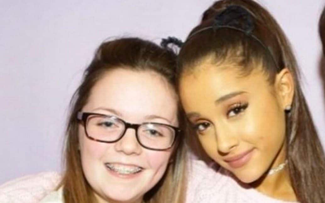 Georgina Callander (left) pictured with singer Ariana Grande. Manchester terror attack - Instagram