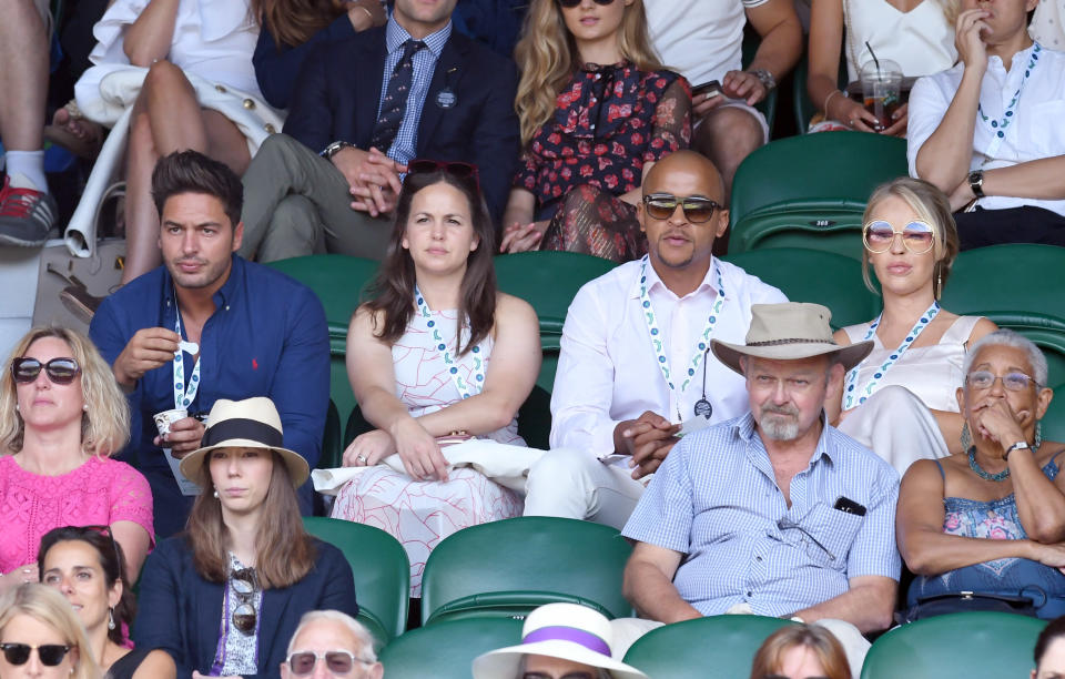 Celebrities Attend Wimbledon