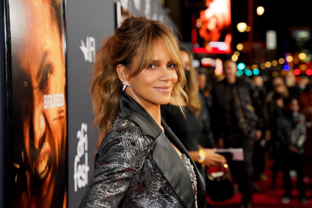 Halle Berry attends the 2021 AFI Fest Official Screening of Netflix’s “Bruised” at TCL Chinese Theatre on November 13, 2021 in Hollywood, California. (Photo by Presley Ann/Getty Images for Netflix)