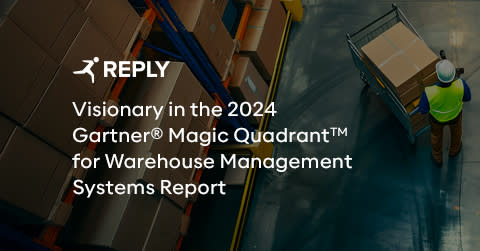 Reply, ein globaler Systemintegrator und Beratungsunternehmen, gibt bekannt, dass es zum fünften Mal in Folge als Visionär im Gartner Magic Quadrant für Warehouse Management Systeme 2024 anerkannt wurde. (Photo: Reply)