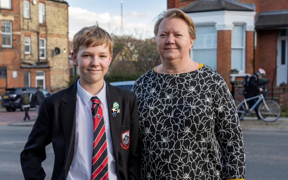 Tania Kreisky and her son Owen - Andrew Crowley