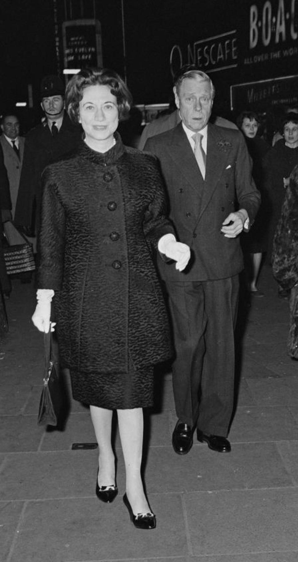 The OG Meghan and Harry?: Wallis Simpson and Edward VIII, the Duke of Windsor, in 1964 (Getty)