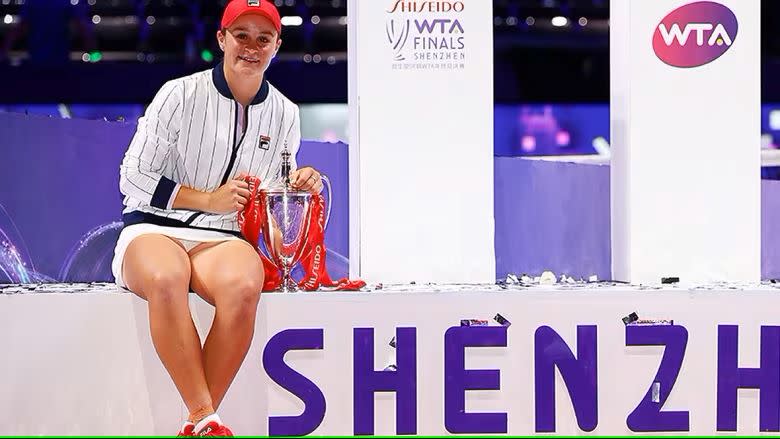 WTA宣布今年賽事將重返中國。法新社
