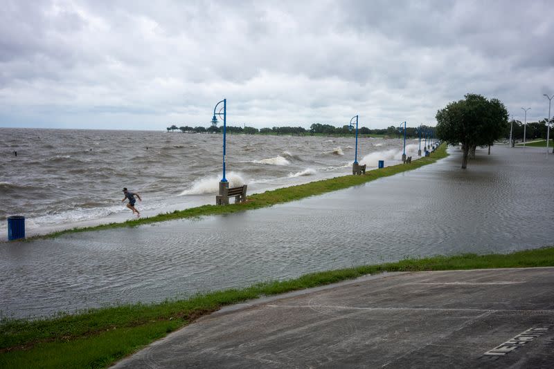 Hurricane Sally impact in New Orleans