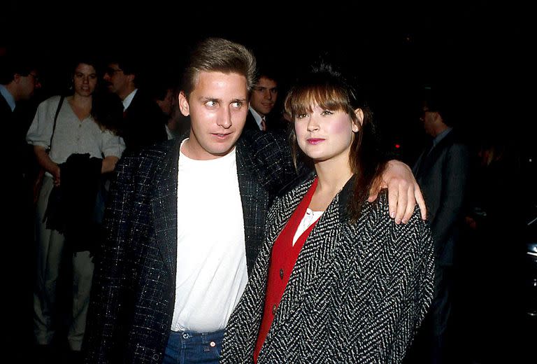 Demi Moore y Emilio Estévez estuvieron a punto de casarse