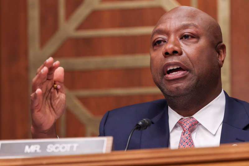 On Sunday, Sen. Tim Scott, R-S.C., noted on social media how President Joe Biden "pledged to fire anyone who treats their employees with disrespect" as he asked why Gruenberg was still leading the FDIC. File Photo by Jemal Countess/UPI