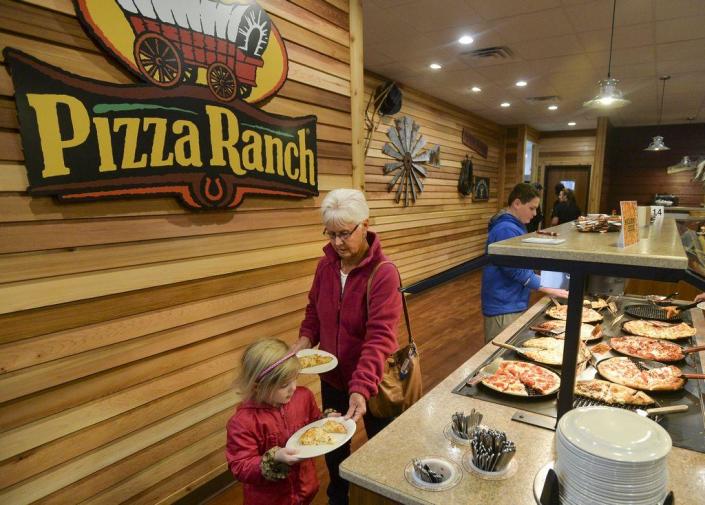 The Pizza Ranch at 4114 N. Brandywine Drive is a family favorite offering pizza, fried chicken and a full buffet.