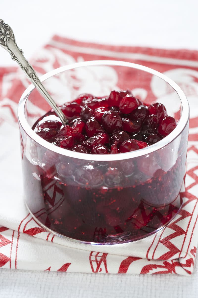 <p>If you love your cranberry sauce and sweet potatoes, you probably wouldn't have enjoyed attending the first Thanksgiving. The reason? Cranberry sauce wasn't invented until 50 years after the first feast, and sweet potatoes were just starting to make an appearance in America.</p> 