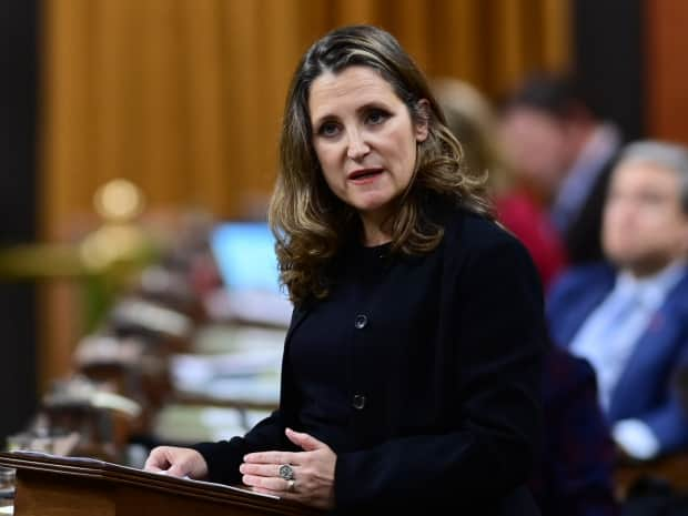 Minister of Finance Chrystia Freeland will table her first federal budget on Monday. (Sean Kilpatrick/The Canadian Press - image credit)