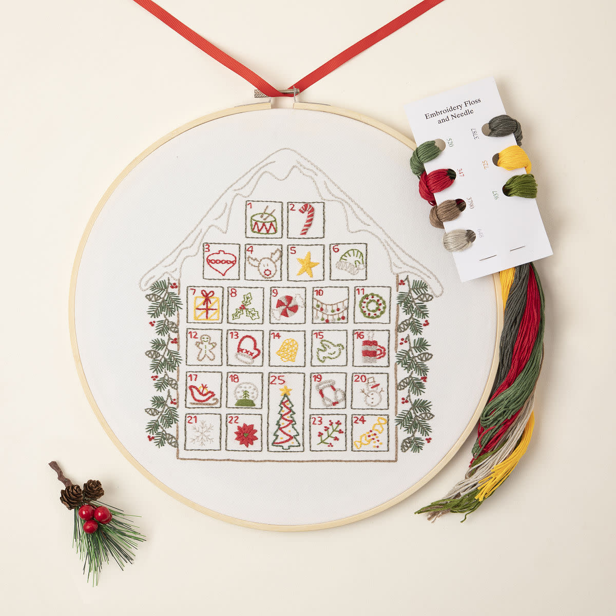 Uncommon Goods Embroidery Advent Calendar (Uncommon Goods / Uncommon Goods)