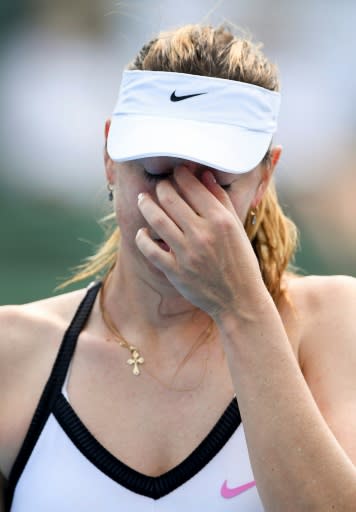 Sharapova will play on a wildcard at next week's Australian Open after her ranking slumped last year