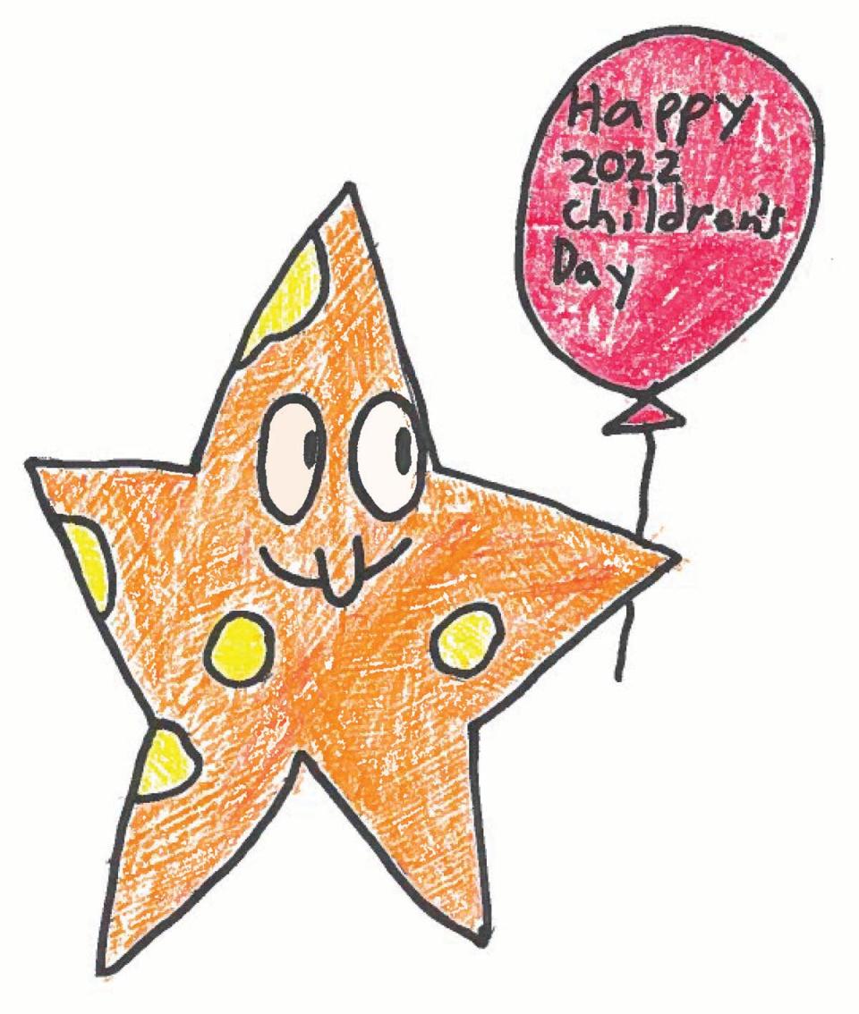 Last year’s winning entry for the Children's Day logo contest by Aidan Dargenio.