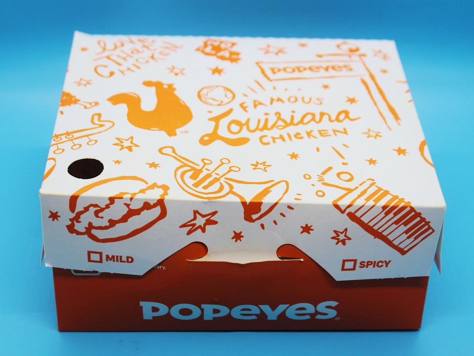 popeyes box