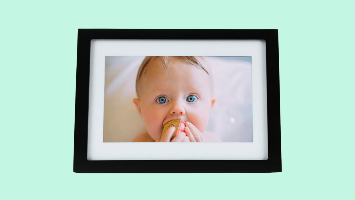 Keep all your favorite photo memories on a neat display with this Skylight digital frame on sale at Amazon.
