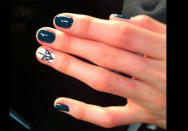 Nails styled by Essie at the Jean-Pierre Branganza show.