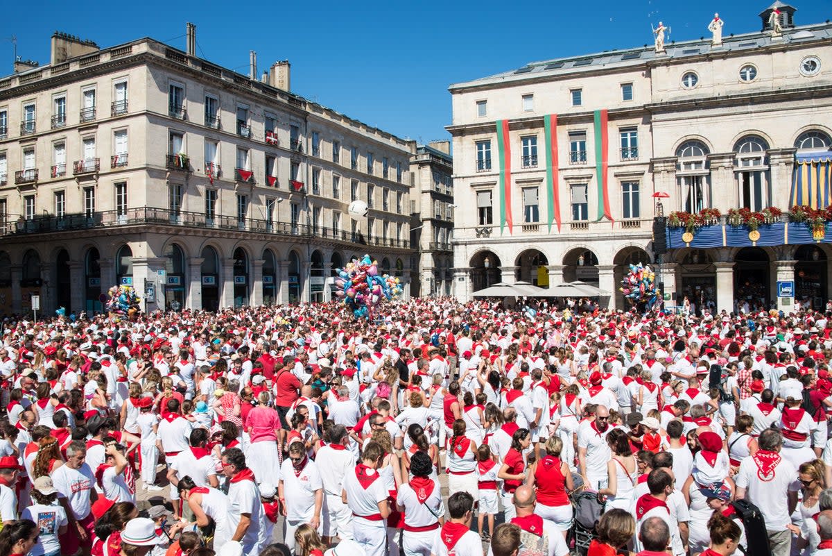 References to bullruns and bullfights in Bayonne date back to the 13th century (Getty Images)