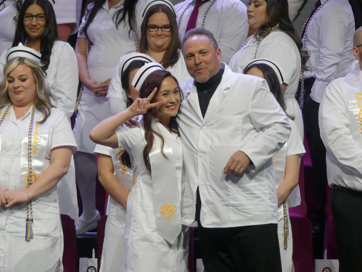 The Victor Valley College School of Nursing celebrated 36 graduates during a Pinning and Candlelight Ceremony on Thursday, Dec. 14, 2023 in Victorville.