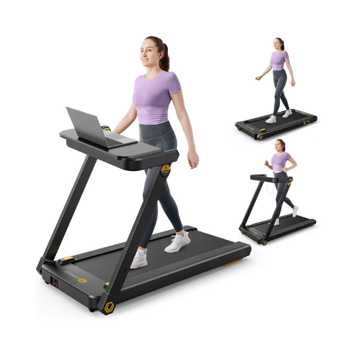 UREVO 3-in-1 Foldable Treadmill Desk