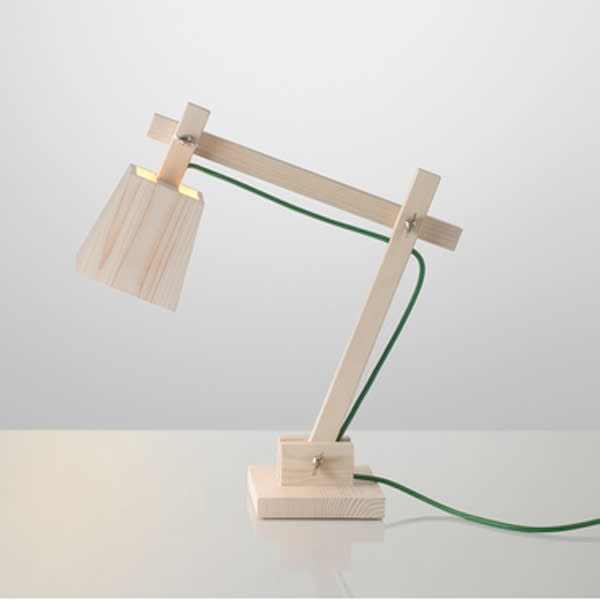 <a href="http://www.muuto.com/collection/Wood_Lamp/" rel="nofollow noopener" target="_blank" data-ylk="slk:Muuto Table Light - £135 - Muuto;elm:context_link;itc:0;sec:content-canvas" class="link ">Muuto Table Light - £135 - Muuto</a><br><br>The wooden design is an antidote to the usually very modern work desk lamps. Every screw is visible and the pine wood material and bright rubber cord give this simple lamp personality.