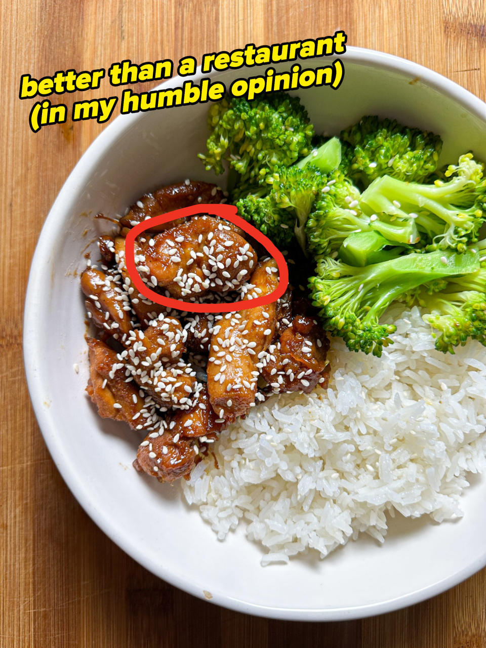 teriyaki chicken that's better than a restaurant, in the author's humble opinion