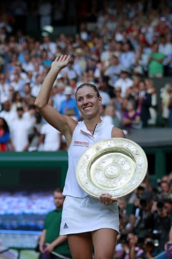 Champion: Germany's Angelique Kerber