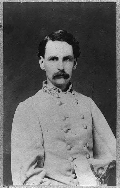 Francis T. Nicholls, the Thibodaux university's namesake, poses in Confederate uniform sometime between 1861 and 1865. Nicholls, a Confederate Army general who later became Louisiana governor, was born in Donaldsonville and lived most of his life in Thibodaux, where he is buried.