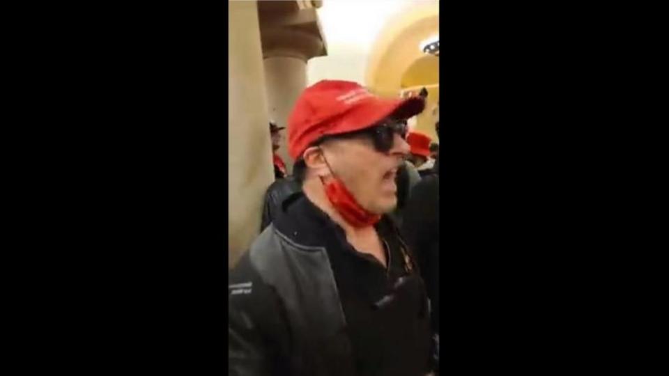 David Allan Davis posted a video of himself at the U.S. Capitol on Twitter on Jan. 6 chanting and making profane comments. He is also wanted for disorderly conduct.
