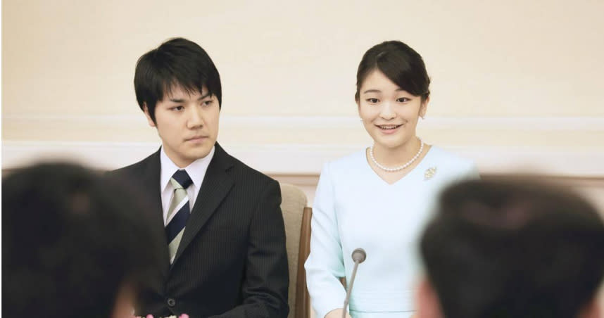 日本真子公主（右）與小室圭的婚期將至。（圖／達志／美聯社）