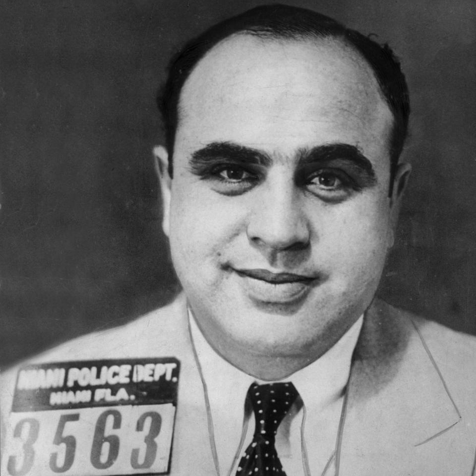 A 1925 mugshot of Al Capone - Getty