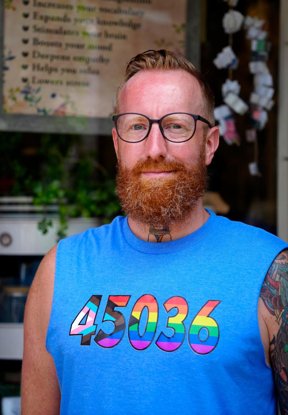 James Reynolds, who grew up in Lebanon but now lives in downtown Cincinnati, is the main organizer behind the city's first Pride festival.