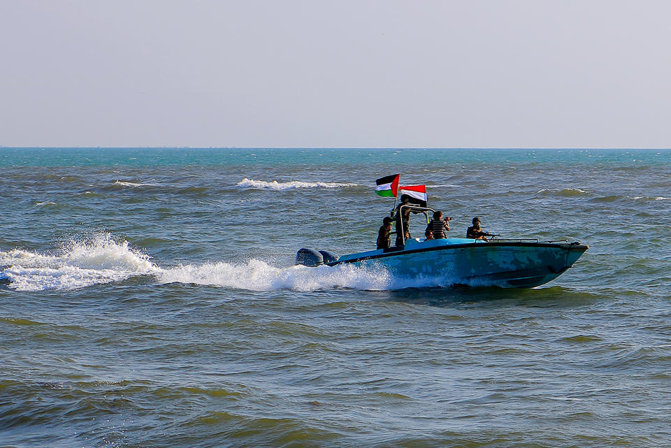 Yemeníes en el Mar Rojo (Foto: -/AFP via Getty Images)