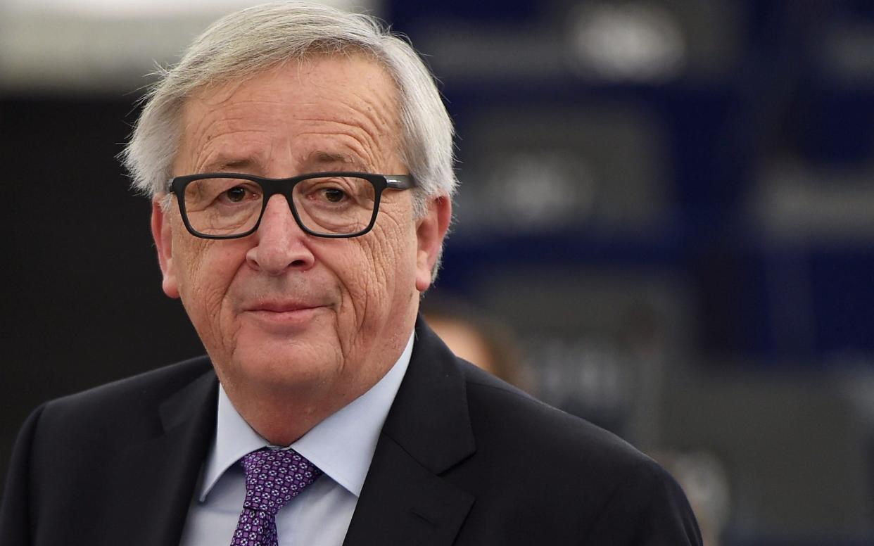 Mr Juncker led the EU executive from 2014-2019 before Mrs von der Leyen took over.  - AFP