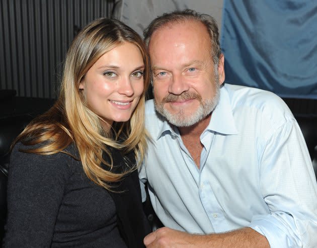 Spencer Grammer Famous Dad: Kelsey Grammer  Kelsey Grammer won four Emmys for Outstanding Lead Actor in a Comedy Series for his performance in “Frasier.” His daughter, Spencer Grammer, 28, enjoyed a four-season run as the lead character on hit ABC Family series, “Greek" and is now busy starting a family of her own: She gave birth to her first child, a son named Emmanuel, last October.