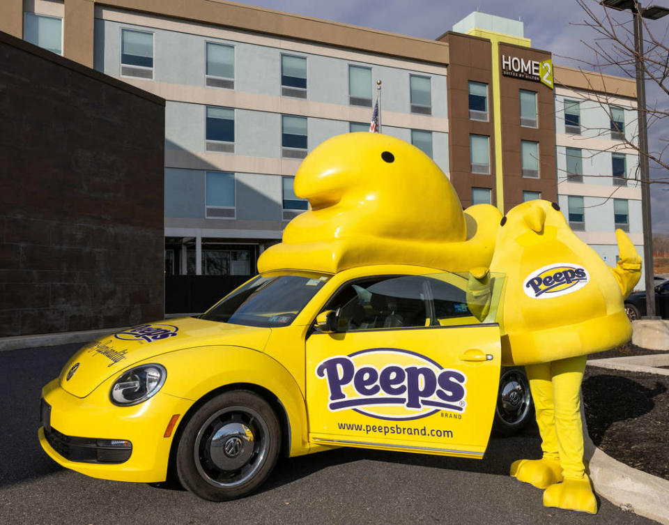 PEEPS and Home2 Suites by Hilton Easton present the "Peeps Sweet Suite" near the brand’s hometown in Bethlehem, Pennsylvania, open just in time for Easter.