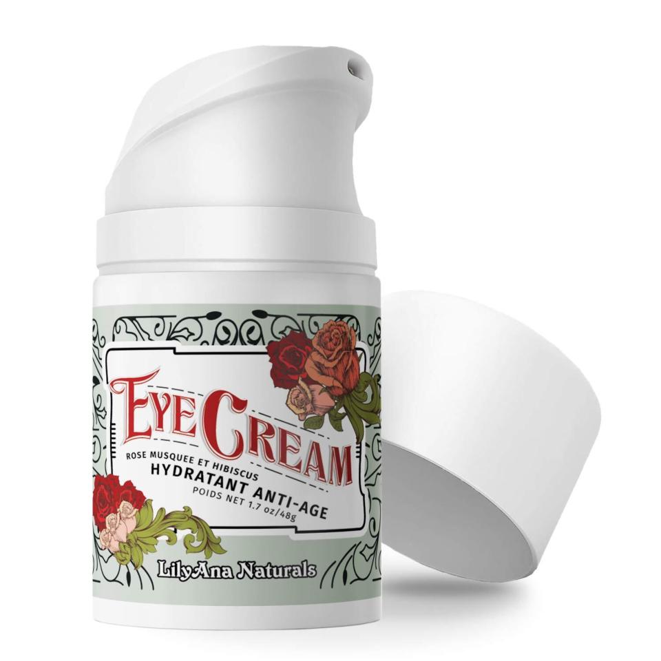 If you're looking to minimize skin care annoyances (hello, dark circles and puffiness), this eye cream will help brighten, firm and rejuvenate the delicate skin under your eyes. <br /><br /><strong>Promising review:</strong> "<strong>I would give this product 100 stars.</strong> I see a dramatic difference in my skin. This is <strong>by far the best skincare product I have ever used</strong>. I actually use it for my whole face. It makes my skin feel clean and give it a matte appearance. It even helps my face stay clear. I love the smell and I love the way it feels when applied. This is a truly amazing product." &mdash; <a href="https://amzn.to/2QgKXGx" target="_blank" rel="nofollow noopener noreferrer" data-skimlinks-tracking="5909265" data-vars-affiliate="Amazon" data-vars-href="https://www.amazon.com/gp/customer-reviews/RQYQO5R3EG0Y9?tag=bfmelanie-20&amp;ascsubtag=5909265%2C23%2C36%2Cmobile_web%2C0%2C0%2C16567489" data-vars-keywords="cleaning" data-vars-link-id="16567489" data-vars-price="" data-vars-product-id="15956502" data-vars-retailers="Amazon">William B Michel</a><br /><br /><strong>Get it from Amazon for <a href="https://amzn.to/32EFfk7" target="_blank" rel="nofollow noopener noreferrer" data-skimlinks-tracking="5909265" data-vars-affiliate="Amazon" data-vars-asin="B00LV6VDG2" data-vars-href="https://www.amazon.com/dp/B00LV6VDG2?tag=bfmelanie-20&amp;ascsubtag=5909265%2C23%2C36%2Cmobile_web%2C0%2C0%2C16567475" data-vars-keywords="cleaning" data-vars-link-id="16567475" data-vars-price="" data-vars-product-id="16310253" data-vars-product-img="https://m.media-amazon.com/images/I/41DvR2CerfL._SL500_.jpg" data-vars-product-title="LilyAna Naturals Eye Cream - Eye Cream for Dark Circles and Puffiness, Under Eye Cream, Anti Aging Eye Cream Reduce Fine Lines and Wrinkles, Rosehip and Hibiscus Botanicals - 1.7oz" data-vars-retailers="Amazon">$29.99</a>.</strong>