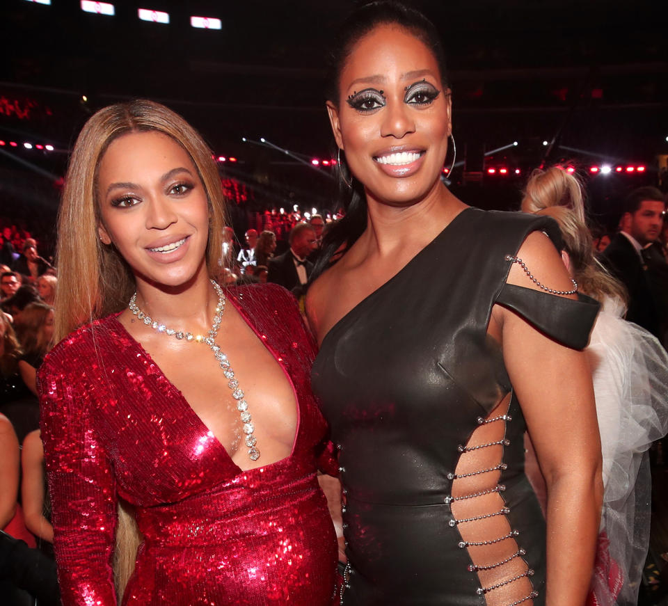 Beyonce, Laverne Cox (Christopher Polk / Getty Images )