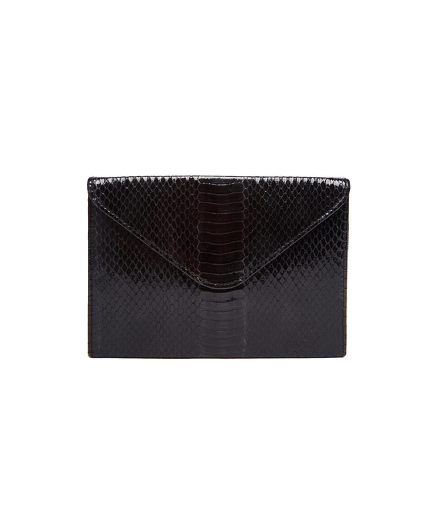 <p>Glamorous Snake Effect Envelope Box Clutch Bag, $40, <a href="http://us.asos.com/Glamorous-Snake-Effect-Envelope-Box-Clutch-Bag/18t3a2/?iid=6053002&cid=11305&Rf-200=4&sh=0&pge=0&pgesize=36&sort=-1&clr=Black&totalstyles=43&gridsize=3&mporgp=L0dsYW1vcm91cy9HbGFtb3JvdXMtU25ha2UtRWZmZWN0LUVudmVsb3BlLUJveC1DbHV0Y2gtQmFnL1Byb2Qv" rel="nofollow noopener" target="_blank" data-ylk="slk:asos.com;elm:context_link;itc:0;sec:content-canvas" class="link ">asos.com</a></p>