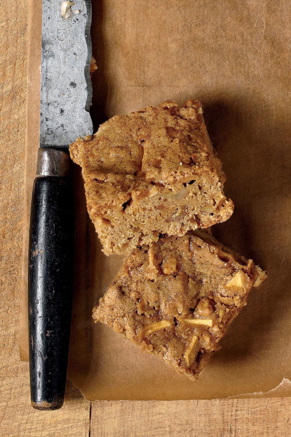 Apple-Butterscotch Brownies