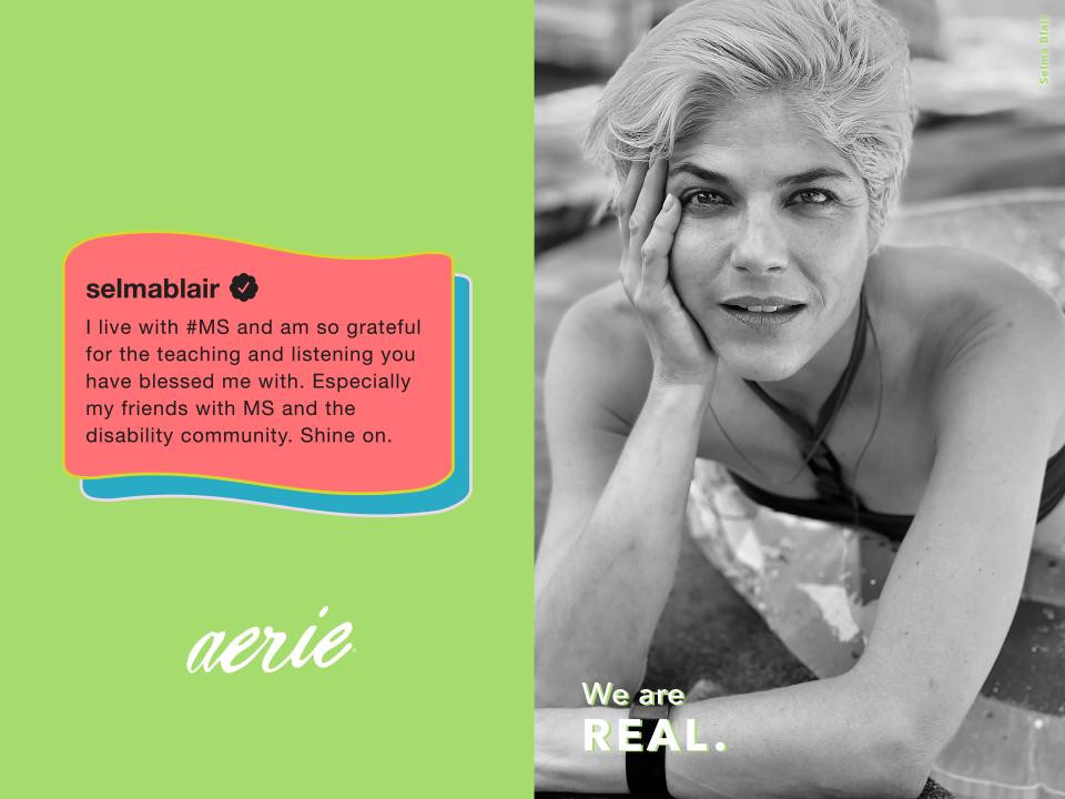 Selma Blair is now an Aerie brand ambassador. - Credit: Courtesy Photo