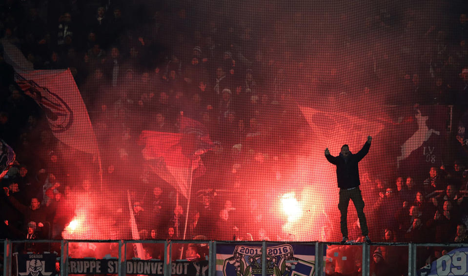 Europa League celebrations