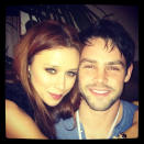 Celebrity Twitpics: The Saturdays’ Una Healy and hubby Ben Foden tweeted this cute photo of themselves spending their first New Year’s Eve as husband and wife. Copyright [Una Healy]