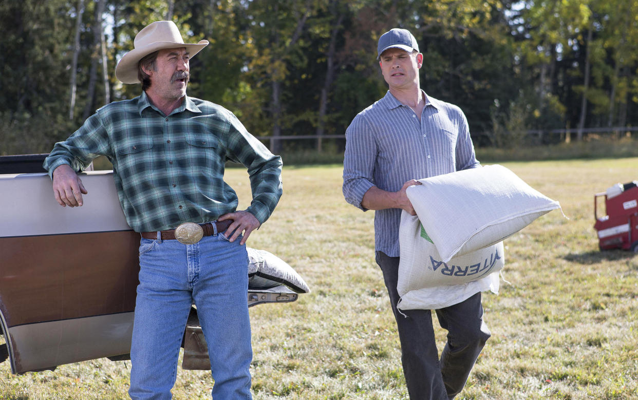 Shaun Johnston as Jack Bartlett and Graham Wardle as Ty Borden in 