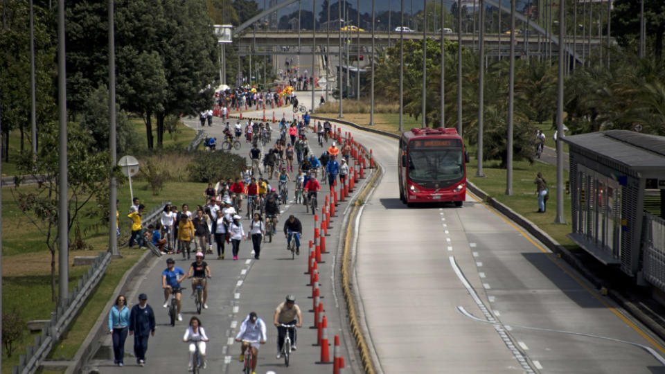 Ciclovia en Bogota