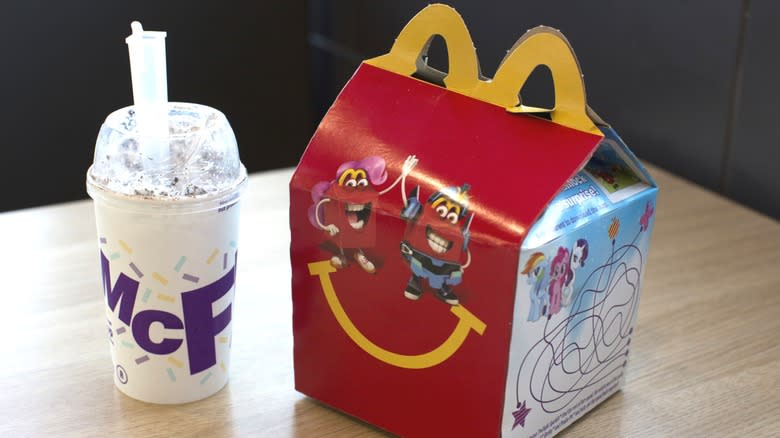 McDonald's Happy Meal with McFlurry