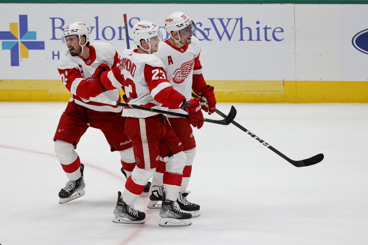Lucas Raymond scores twice in Red Wings' loss at Prospects